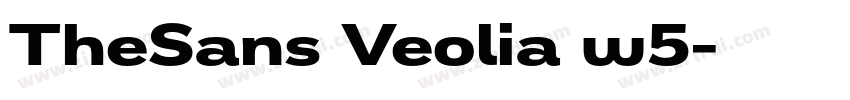 TheSans Veolia w5字体转换